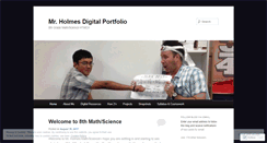 Desktop Screenshot of mrholmesmathscience.com